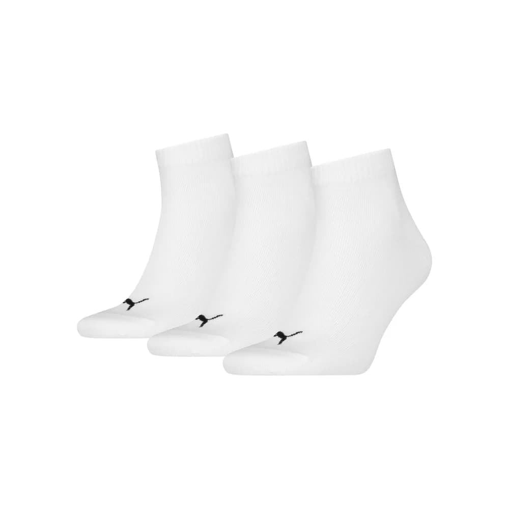 Puma 3P Quarter Socks Weiß Gr 35/38
