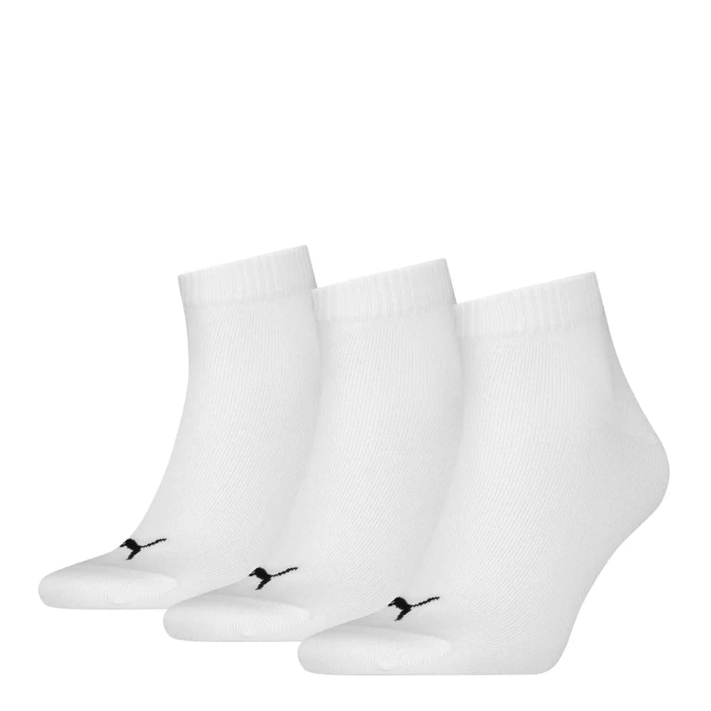 Puma 3P Quarter Socks Weiß Gr 39/42