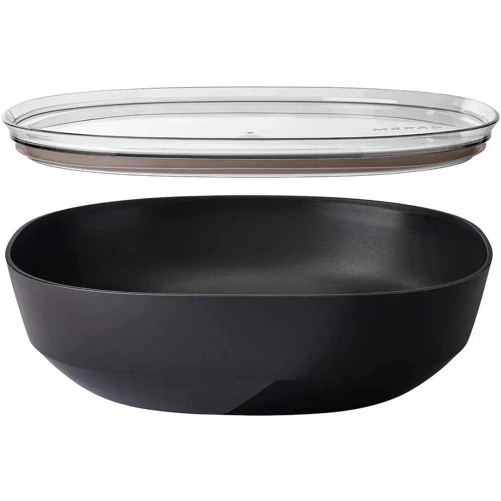 Mepal Silueta Servierschale mit Deckel 4000 ml Nordic black