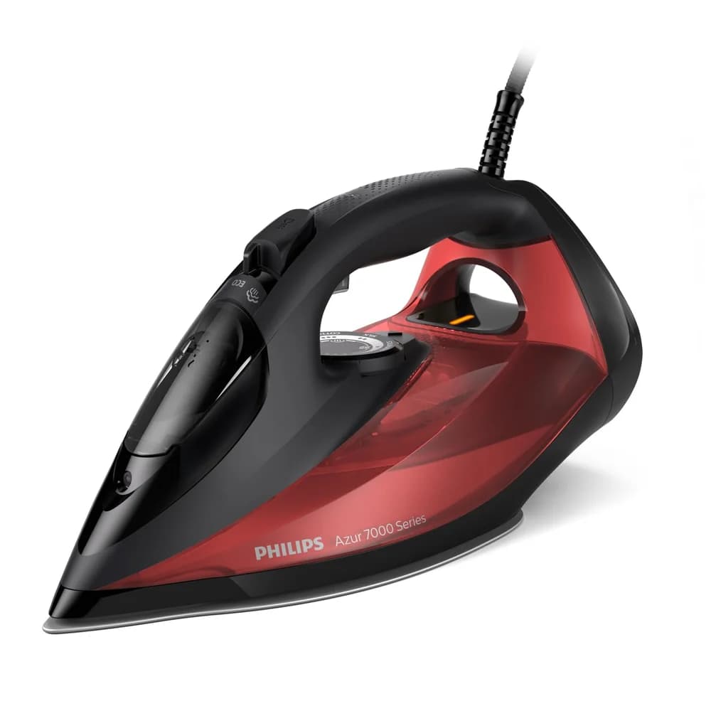 Philips DST7022/40 7000 Series Dampfbügeleisen Schwarz/Rot