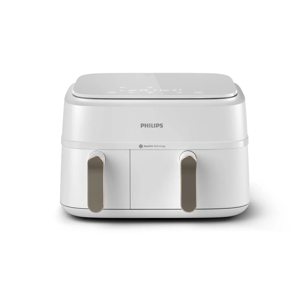 Philips Airfryer der Serie 3000 mit zwei Körben (NA353/10) - Weiß