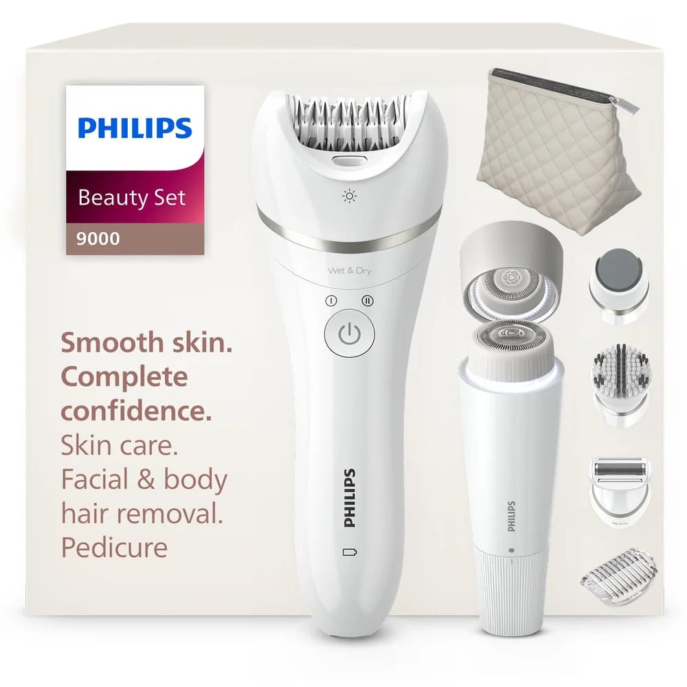 Philips Epilierer BRE770/92 Beauty Set Series 9000 inkl. 6 Zubehörteile