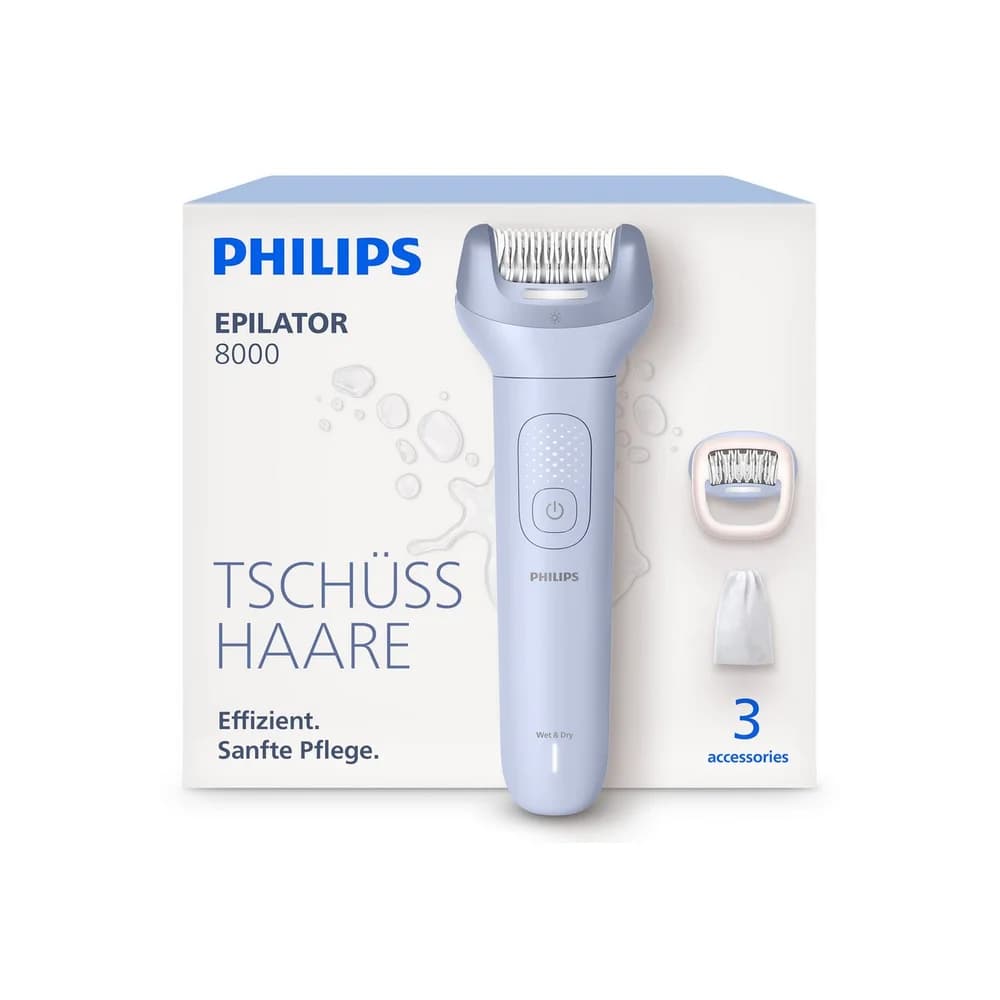 PHILIPS Epilator Series 8000 BRE708/00 - blau