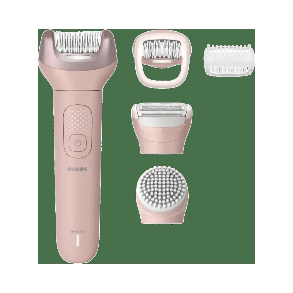 PHILIPS BRE718/00, 5 Aufsätze, Epilierer, Rosa