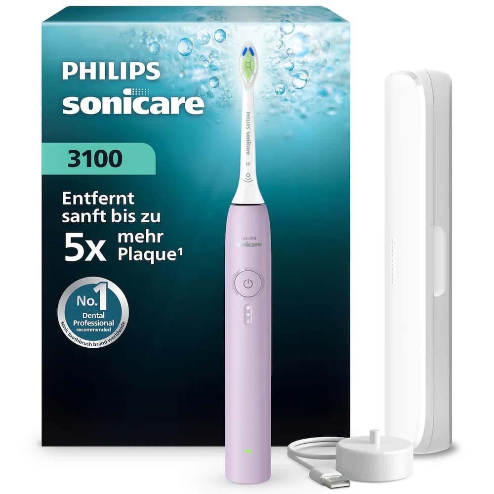Philips Sonicare 3100 HX4033/27 elektrische Schallzahnbürste Lila 1 St.