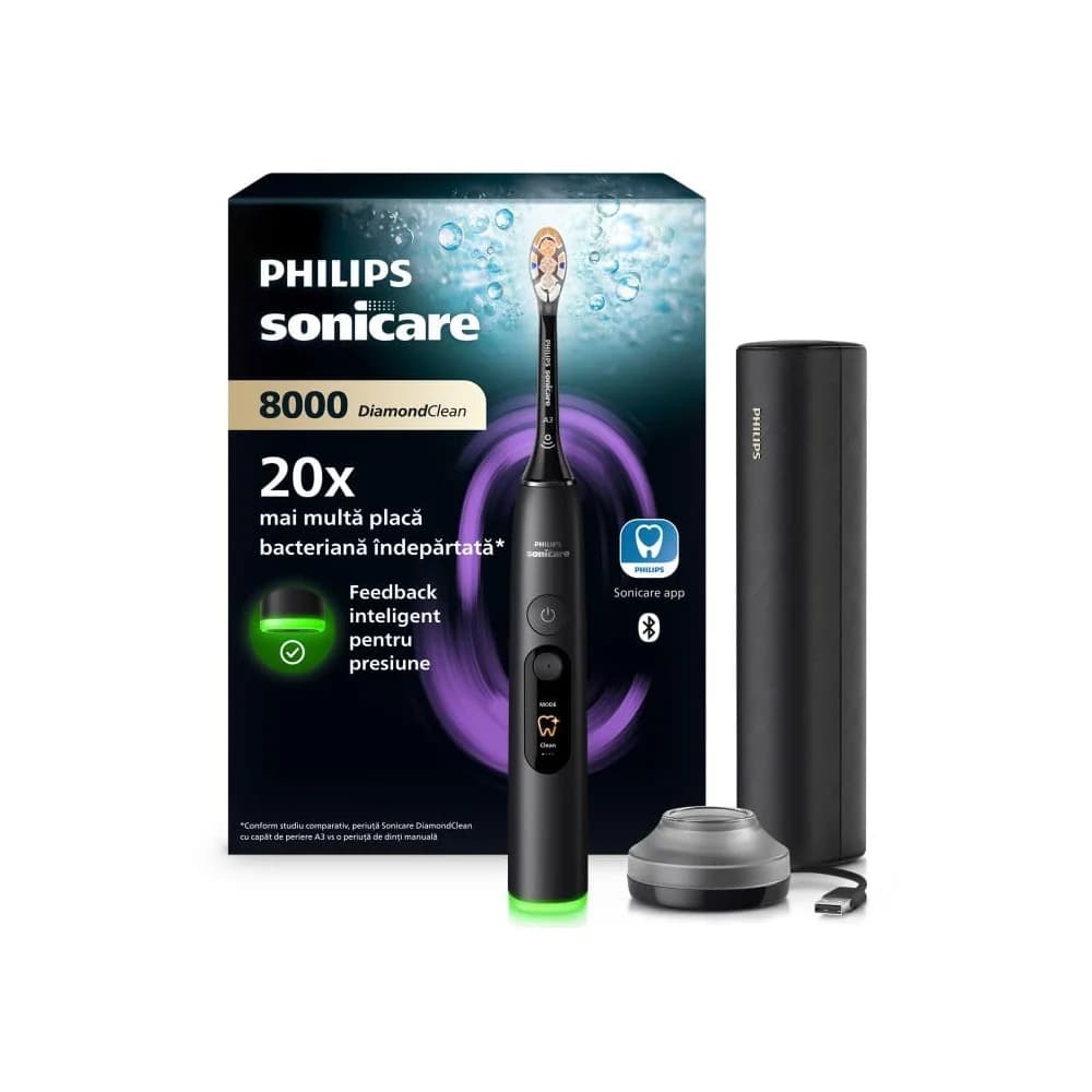 Philips Schallzahnbürste HX8311/12 schwarz