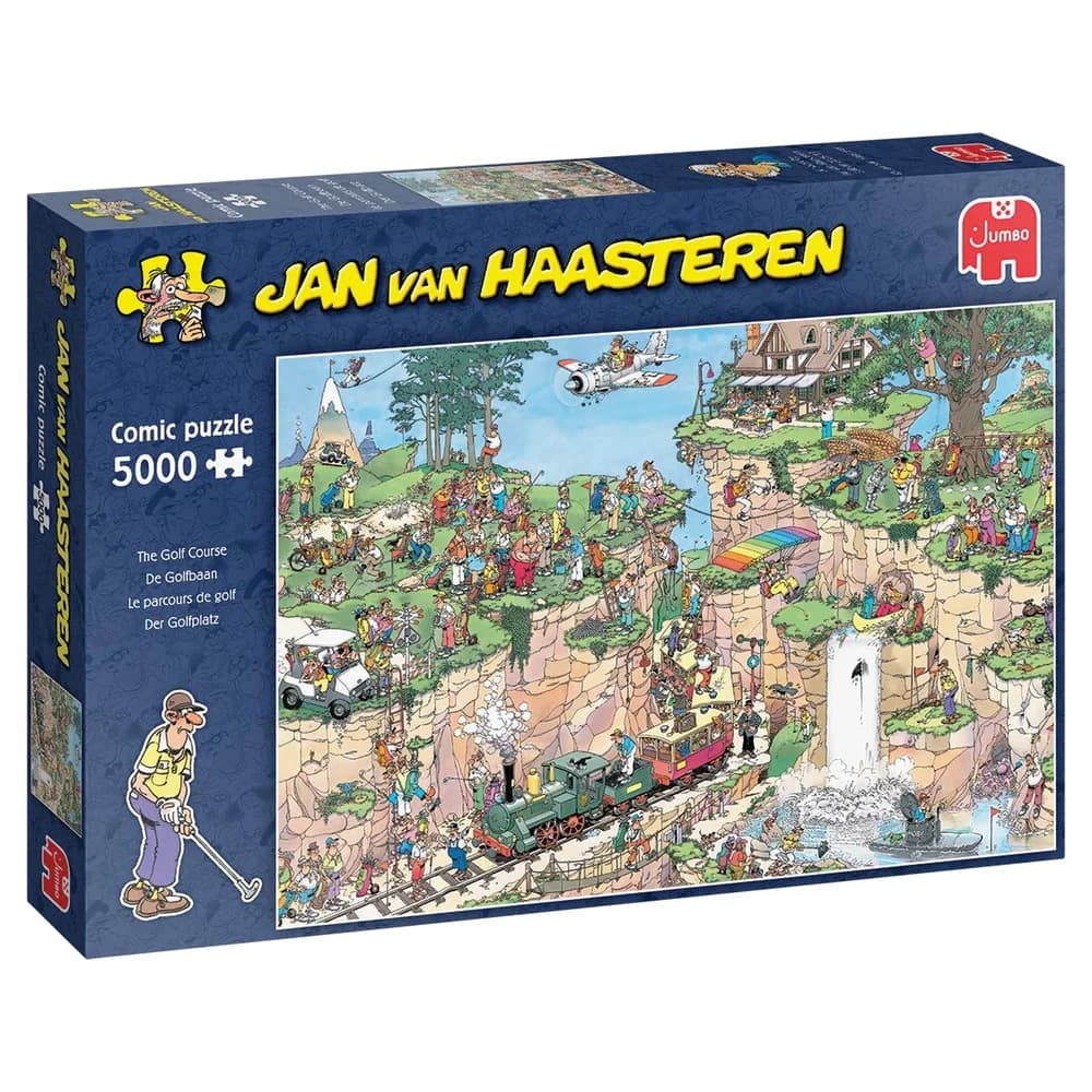 Jumbo Spiele Puzzle Jan van Haasteren - Der Golfplatz (5000 Teile), Puzzleteile