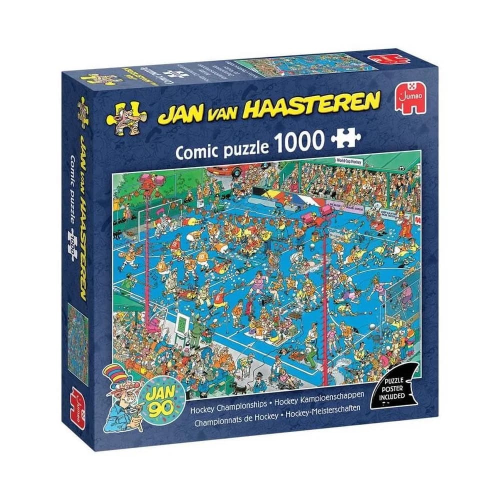 Jumbo Spiele Puzzle Jumbo 1110100816 - Jan van Haasteren, Hockey-Meisterschaften, Comic..., Puzzleteile