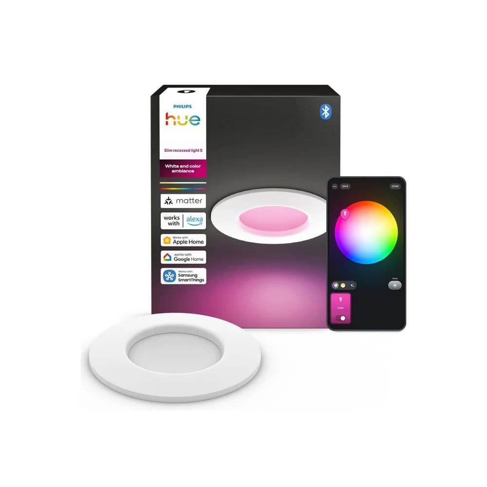 Philips Hue Slim Downlight LED Einbauleuchte weiß