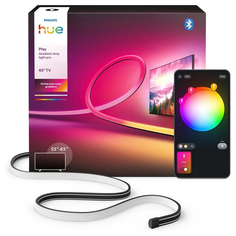 Hue Play Gradient Lightstrip Pro 65 LED 2500 mm Multi (Schwarz)