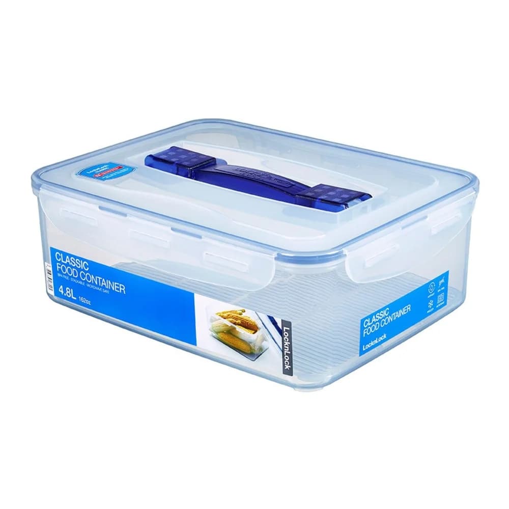 Lock & Lock HPL880 Multifunktionsbox 4,8l mit Abla - Transparent