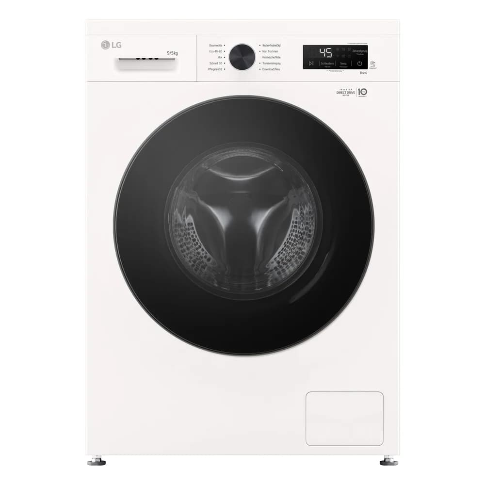 LG W4WB3095Y unterbaufähig Waschtrockner (9 kg / 5 kg, 1310 U/Min.)