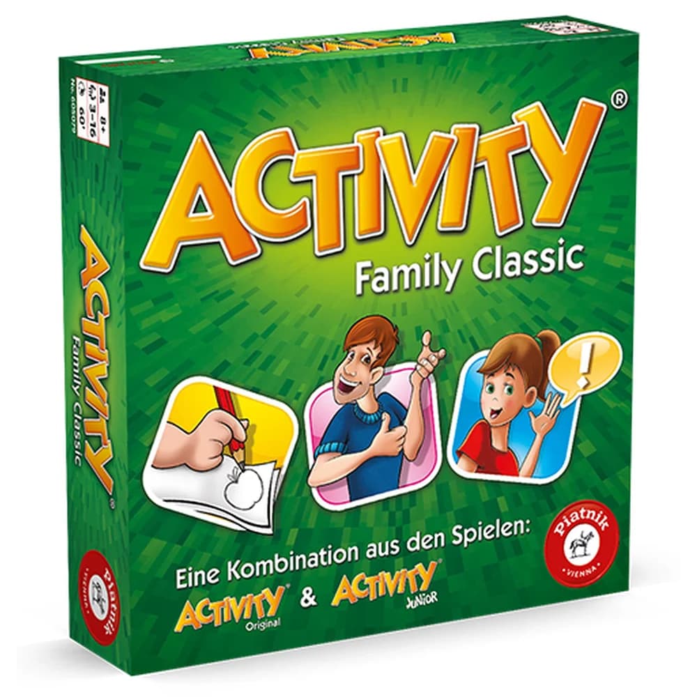 Piatnik Spiel Pegasus PIA06050 - Activity Family Classic, Familienspiel