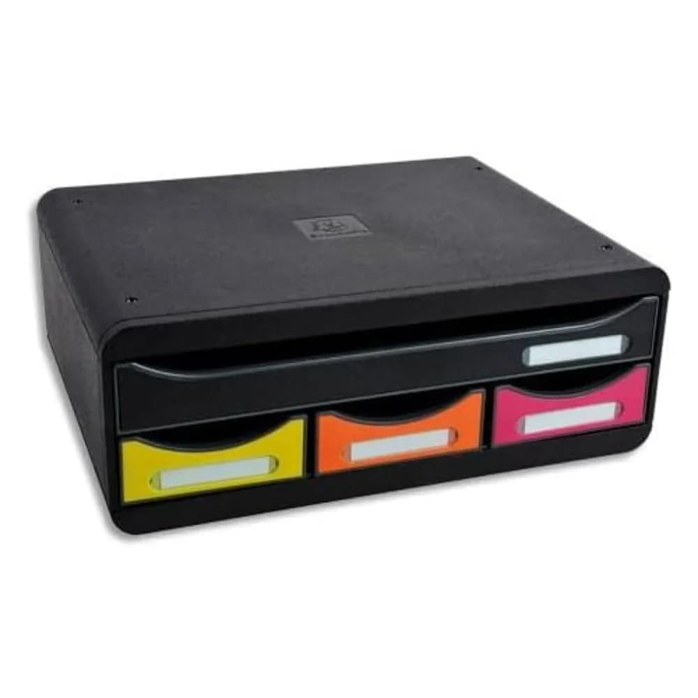 EXACOMPTA Organizer Schubladenbox TOOLBOX MINI 319798D 4 Schübe harlekin