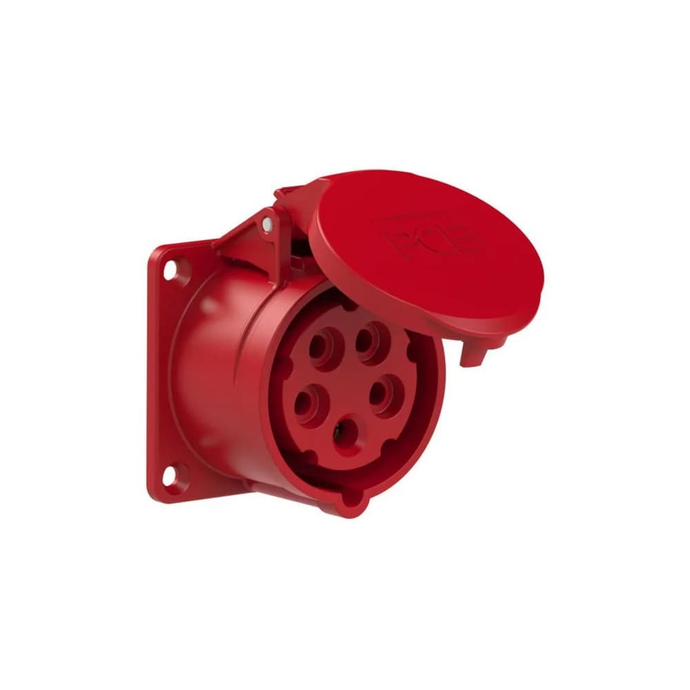 PCE Steckdose PCE 315-6 CEE Anbaudose 16 A 5polig 400 V 1 St. rot