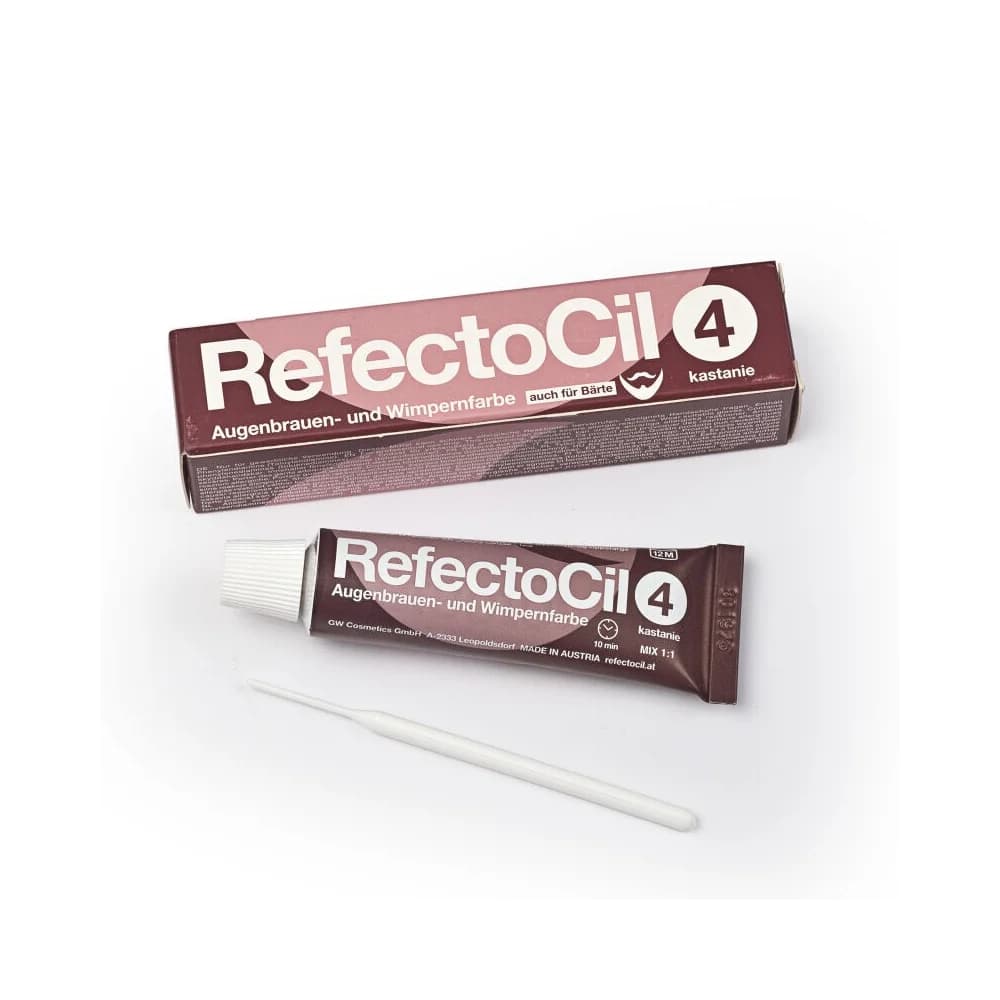 RefectoCil Augenbrauen- und Wimpernfarbe kastanie 4 - 15ml