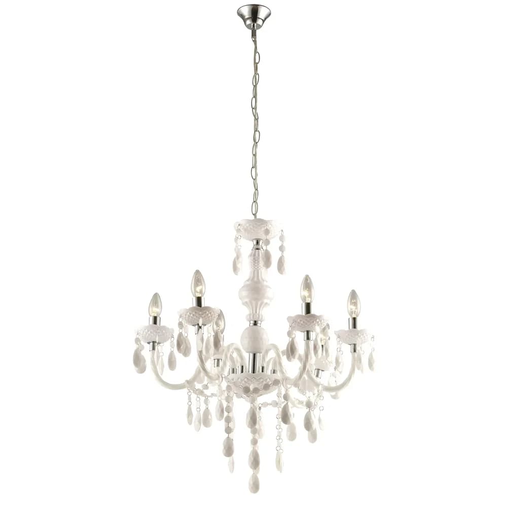 Globo Lighting Luster , silber , Maße (cm): H: 166 Ø: 67