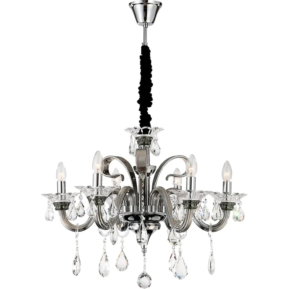 Globo Lighting Hängeleuchte , silber , Maße (cm): H: 115,5 Ø: 70