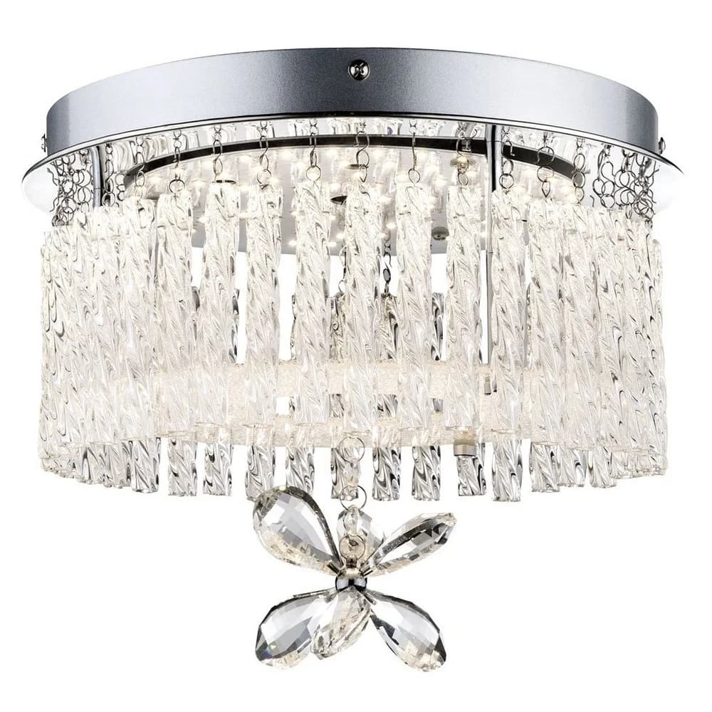 Globo 68397-12 Mathilda Deckenleuchte Metall Verchromt, Led