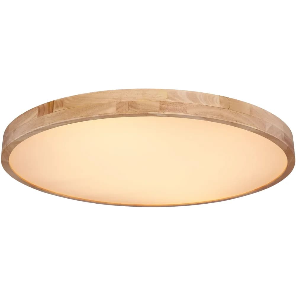 Globo 41745-60 Rainer Deckenleuchte Metall Holzoptik, Led