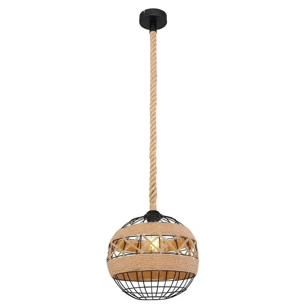 Globo Lighting Hängeleuchte , schwarz , Maße (cm): H: 120 Ø: 30