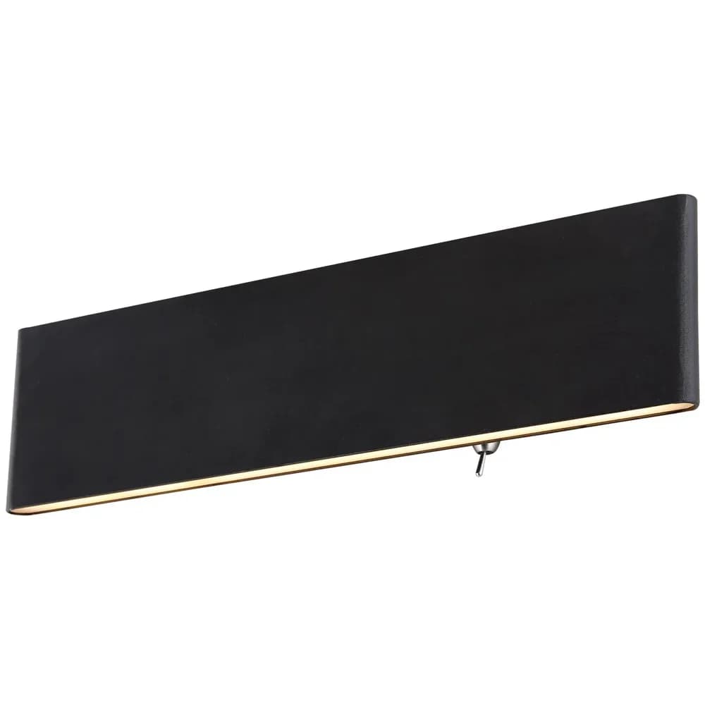 Globo 41751-12B Siegfried Wandleuchte Aluminium Schwarz, Led