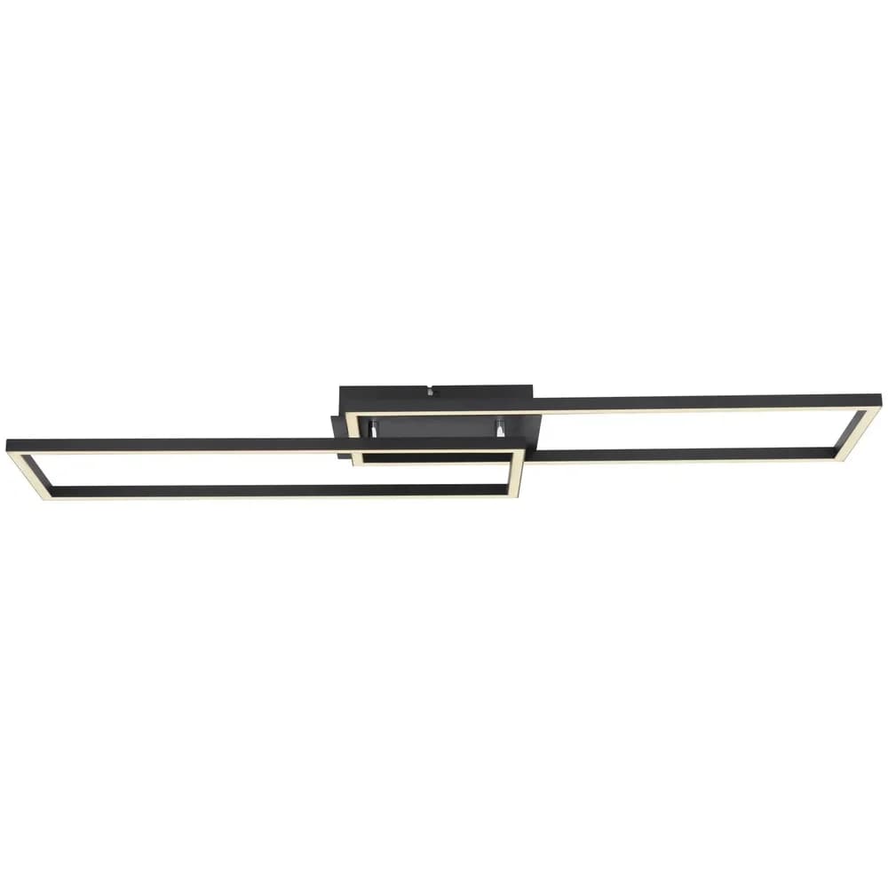 Globo 67243-36B Tatjana Deckenleuchte Metall Schwarz Matt, Led