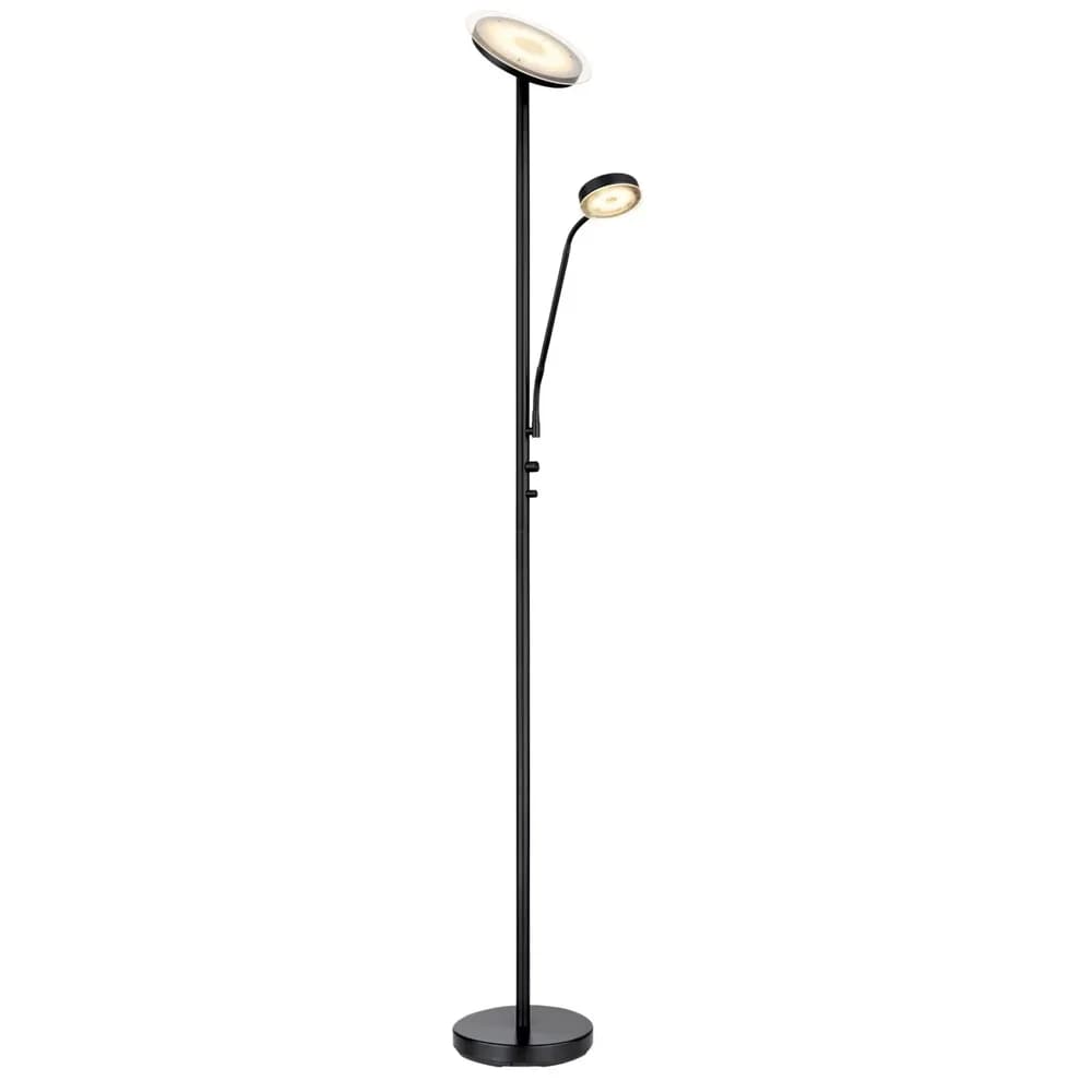 Globo Lighting Stehleuchte , schwarz , Maße (cm): H: 180 Ø: 26