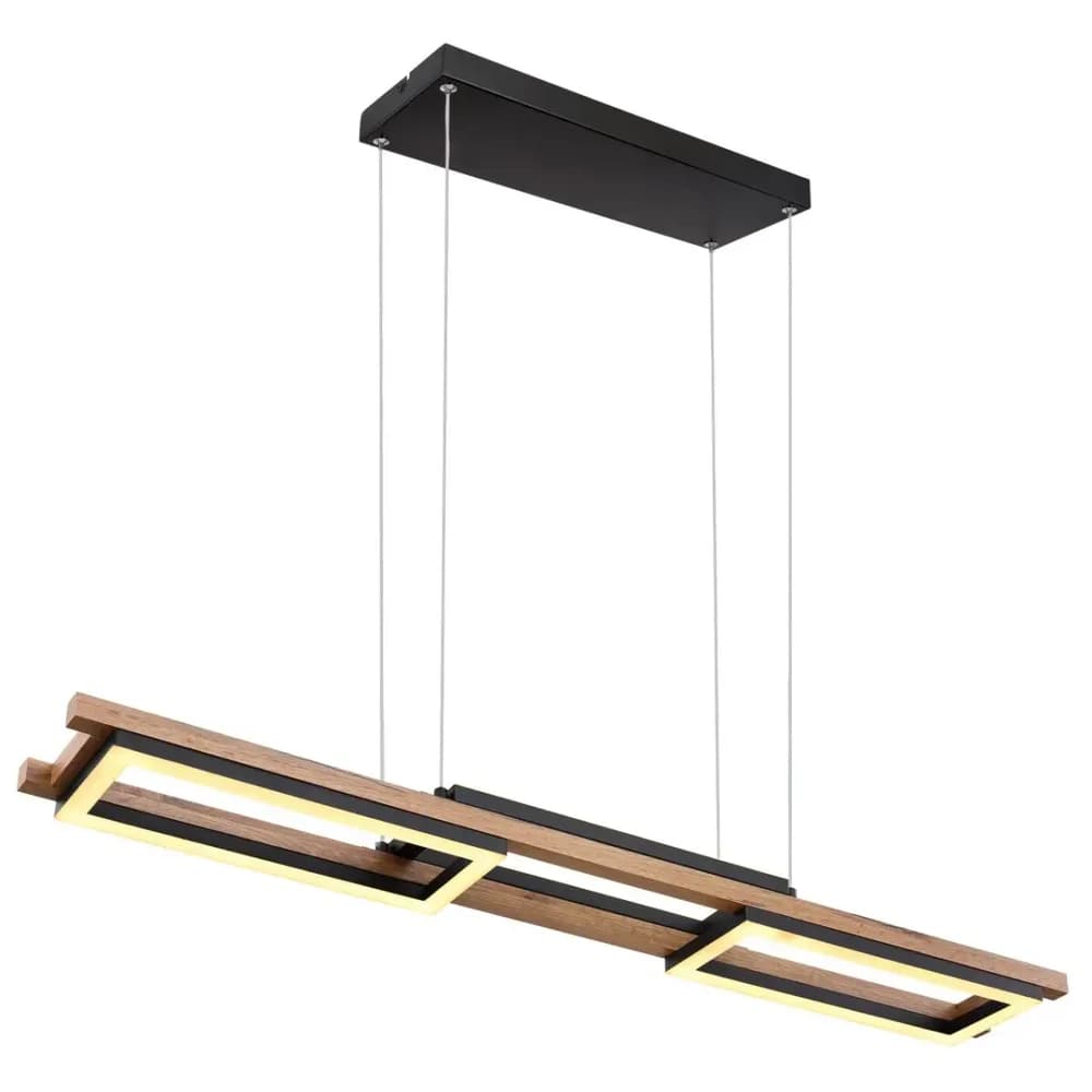 Globo 67266H Illa Hängeleuchte Metall Schwarz Matt, Led