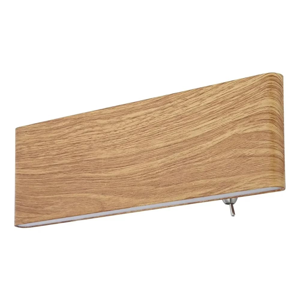 Globo 41751W-8 Siegfried Wandleuchte Metall Holzoptik, Led