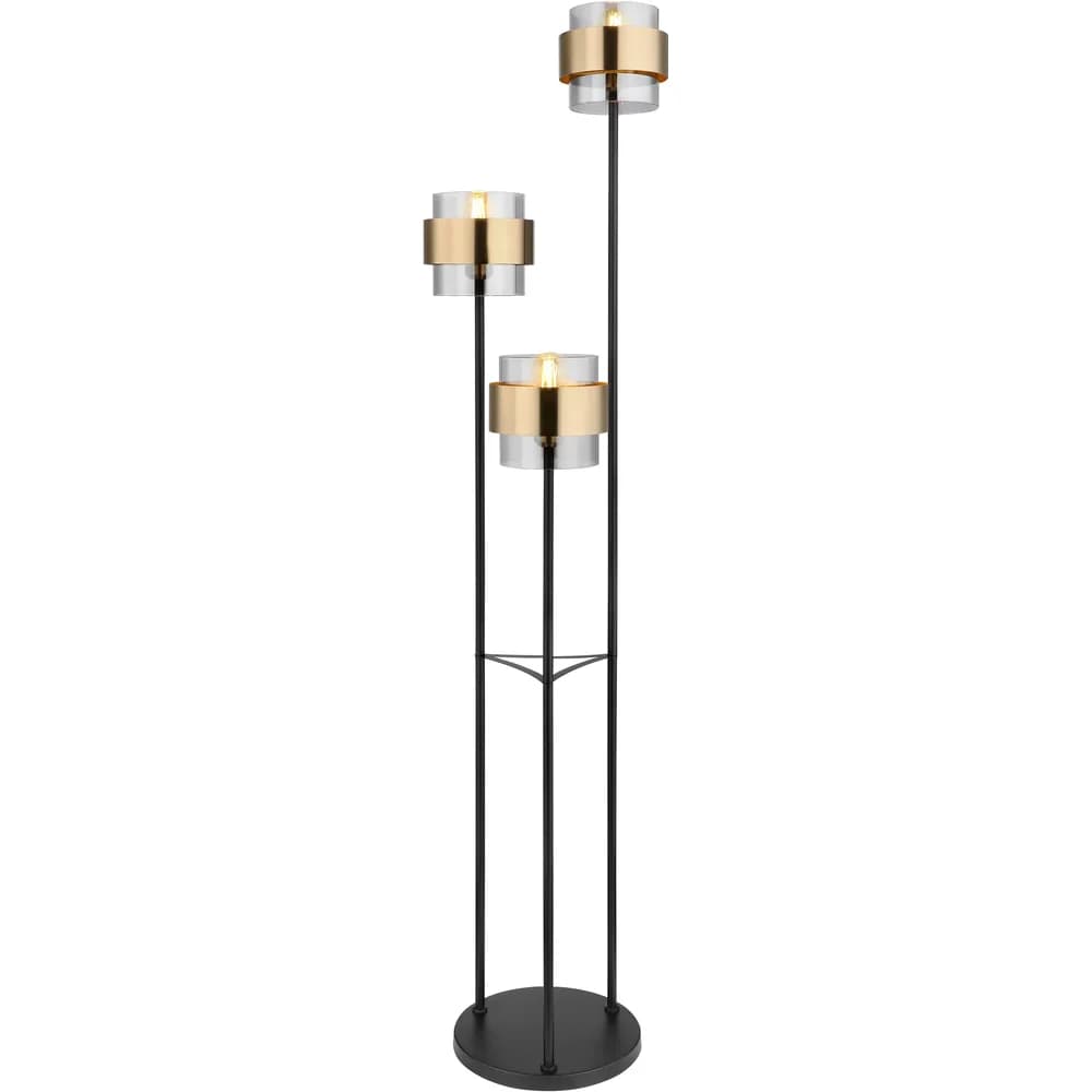 Globo Lighting Stehleuchte , schwarz , Maße (cm): H: 167 Ø: 43