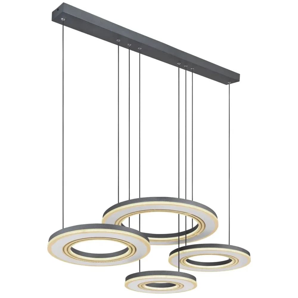 Globo 67191-80 Blasius Hängeleuchte Metall Schwarz, Led