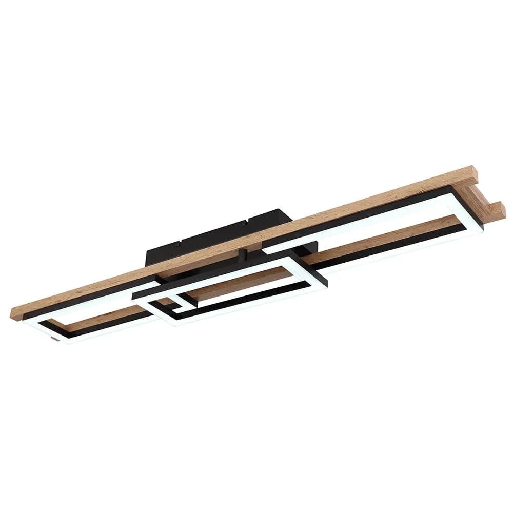 Globo 67266D1 Illa Deckenleuchte Metall Schwarz Matt, Led