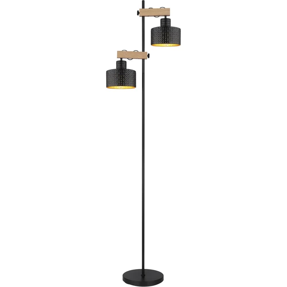 Globo Lighting Stehleuchte , schwarz , Maße (cm): B: 25 H: 168