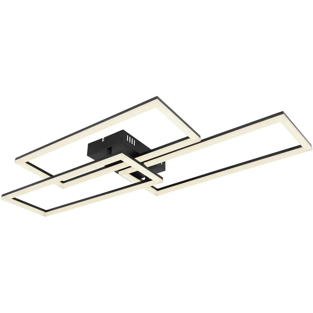 Globo 67247-58SH Tiny Deckenleuchte Metall Schwarz Matt, Led