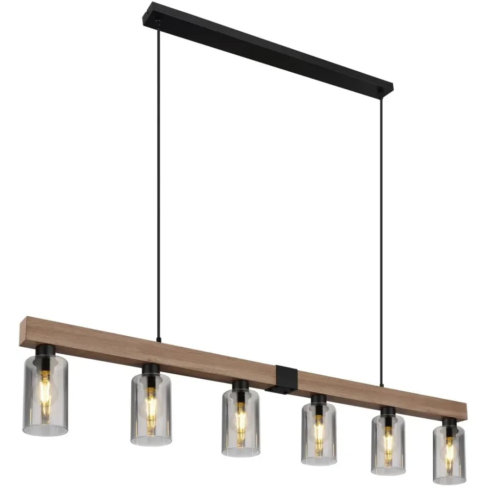 Globo Lighting Hängeleuchte , schwarz , Maße (cm): B: 10 H: 120
