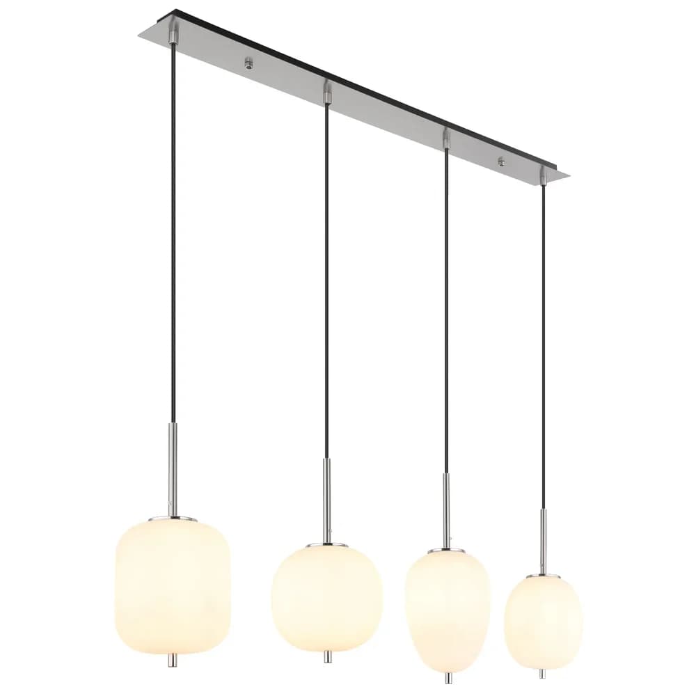 Globo Lighting Pendelleuchte , silber , Maße (cm): B: 110 H: 120 T: 18.5