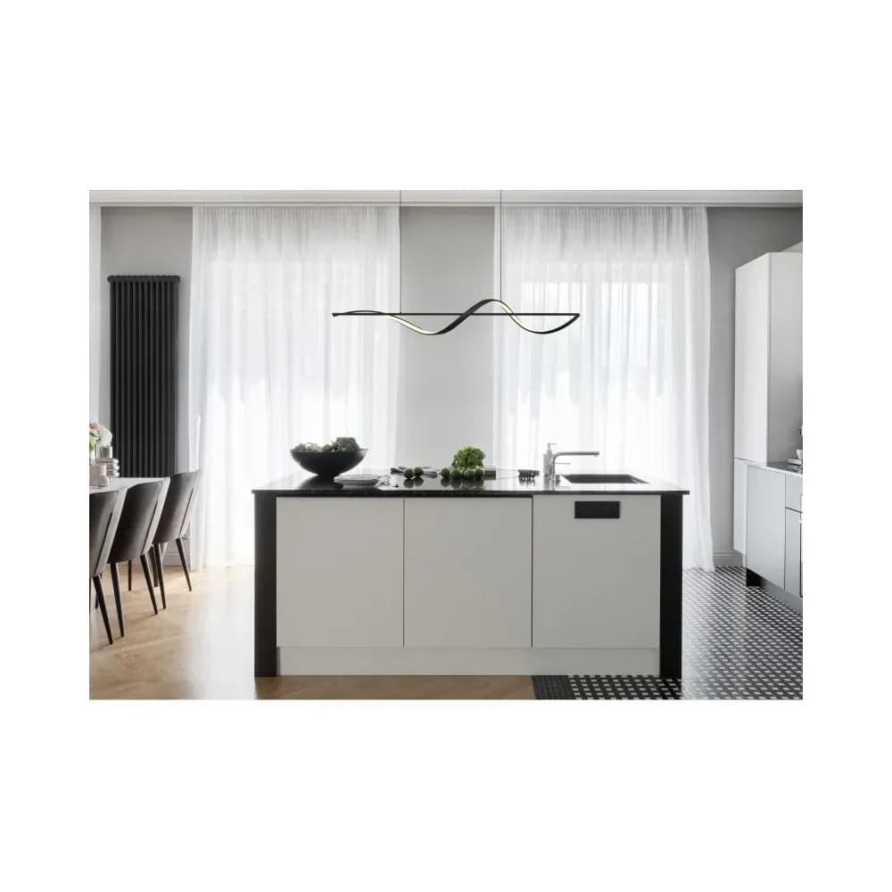 Globo Lighting Hängeleuchte , schwarz , Maße (cm): B: 20 H: 150