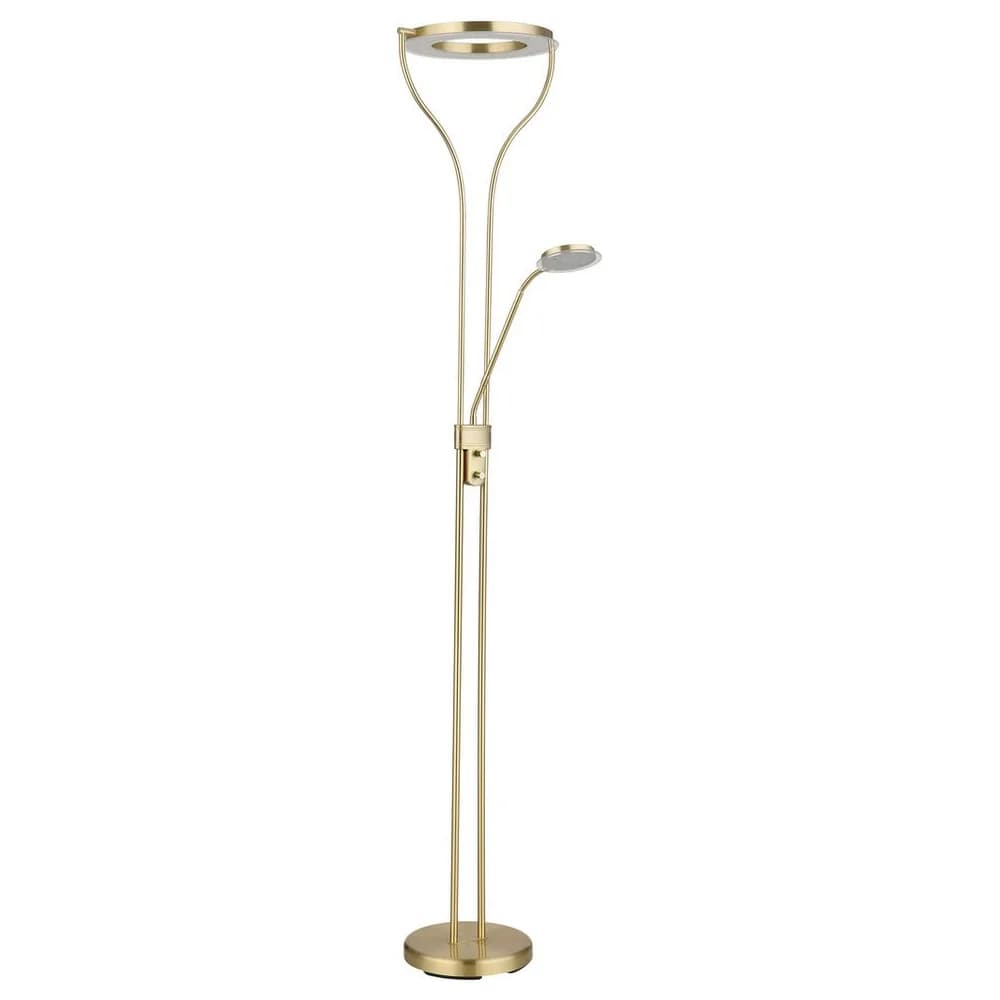 Globo Lighting Deckenfluter , gold , Maße (cm): B: 30 H: 194