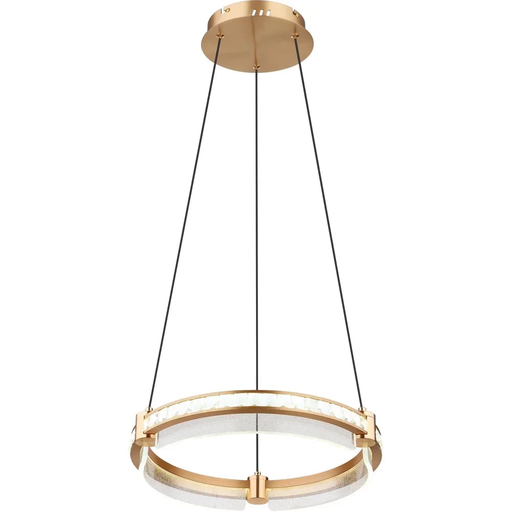 Globo Lighting Hängeleuchte , gold , Maße (cm): H: 120 Ø: 40