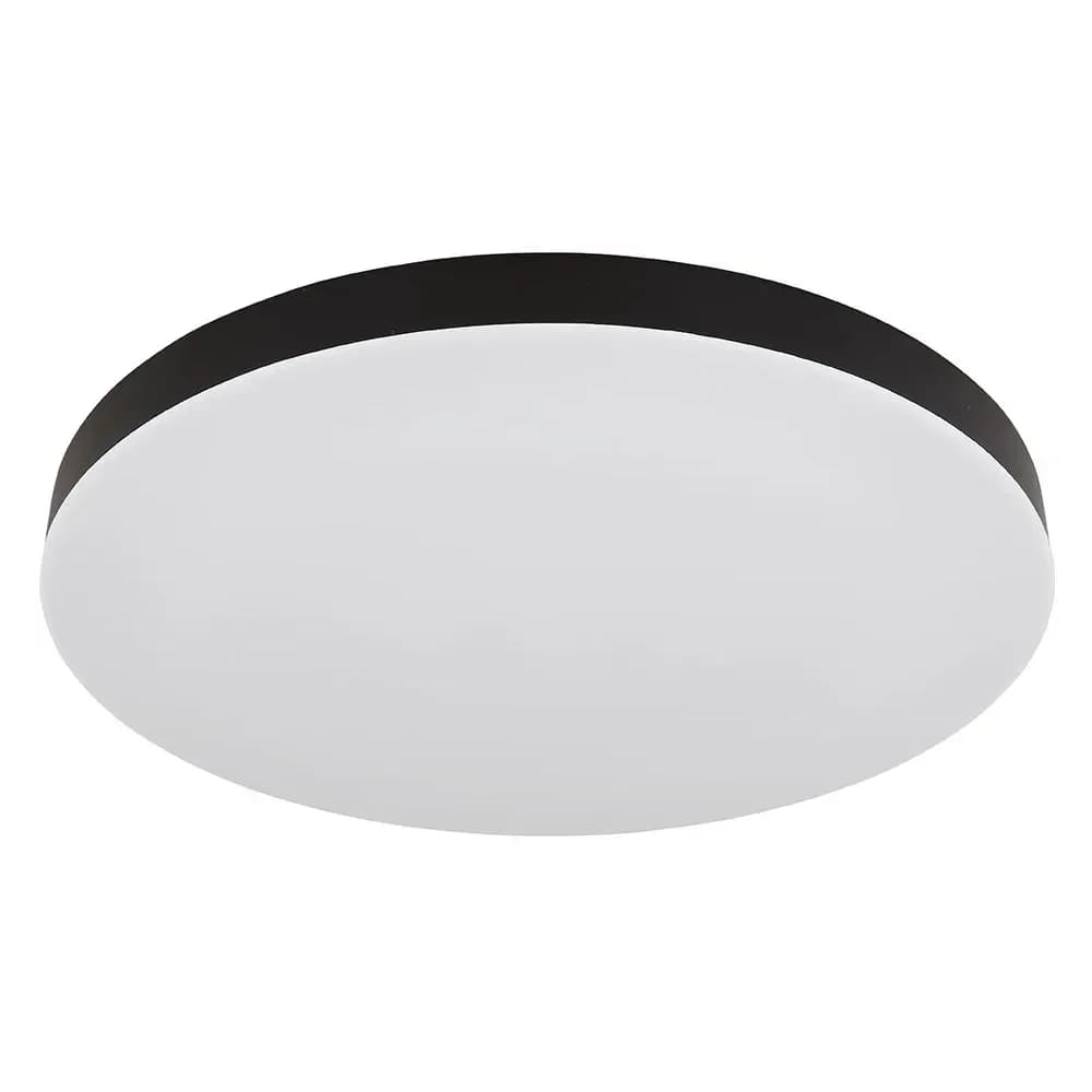 Globo Lighting Deckenleuchte , schwarz , Maße (cm): H: 4,5 Ø: 50