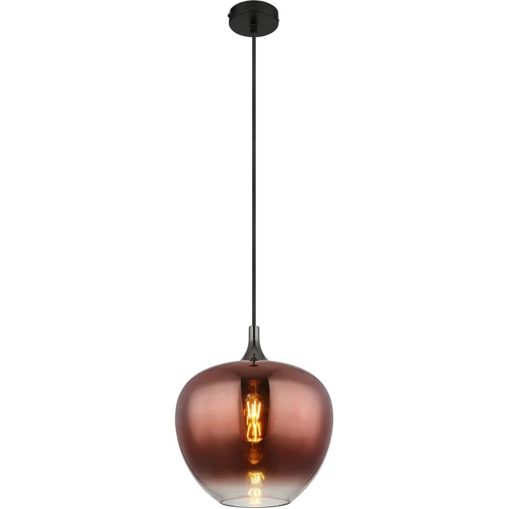 Globo Lighting Hängeleuchte , schwarz , Maße (cm): H: 120 Ø: 29