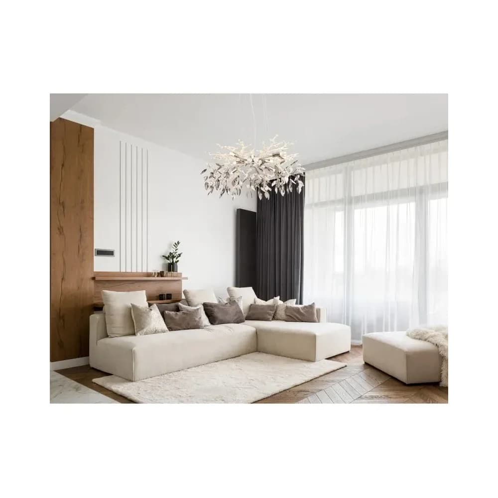 Globo Lighting Luster , silber , Maße (cm): H: 120 Ø: 61