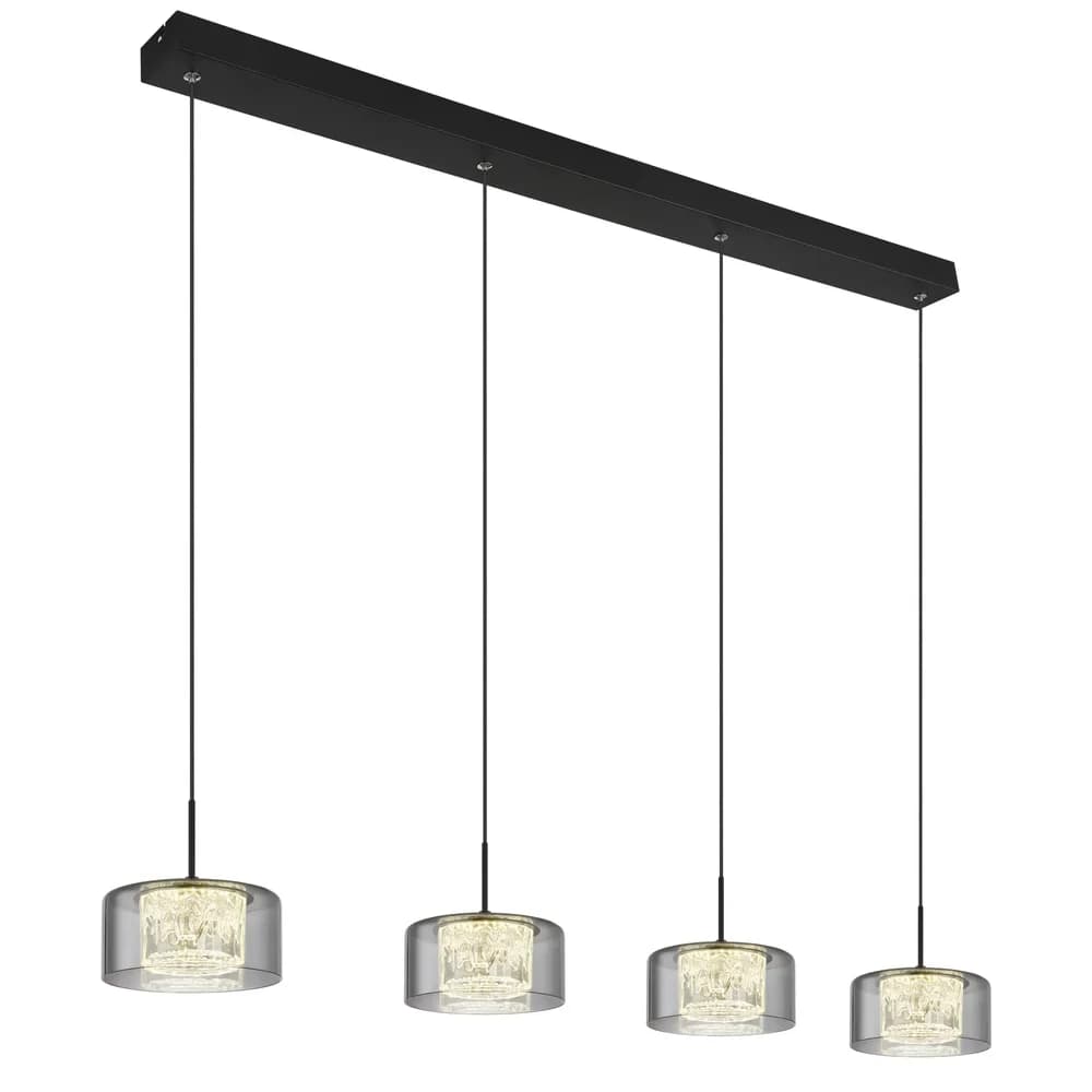 Globo Lighting Hängeleuchte , schwarz , Maße (cm): B: 15 H: 150