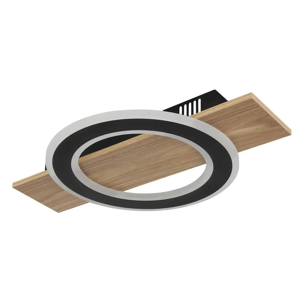 Globo Lighting Deckenleuchte , holzfarben , Maße (cm): B: 44 H: 5,2