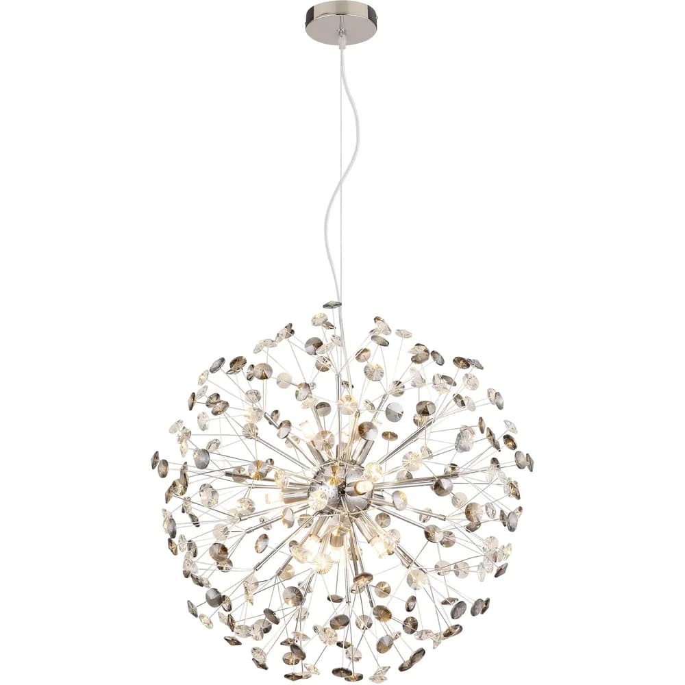 Globo Lighting Luster , silber , Maße (cm): H: 150 Ø: 60