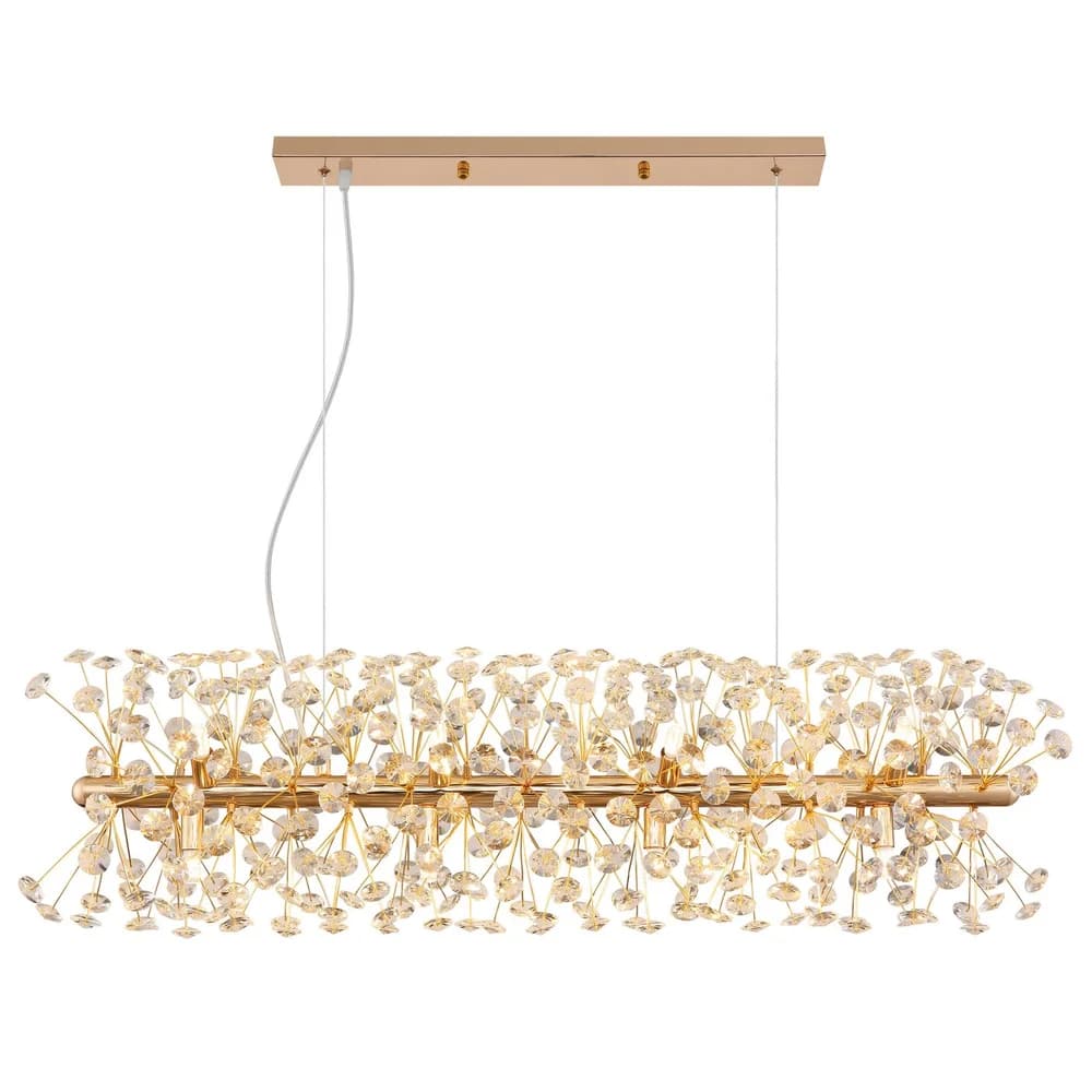 Globo Lighting Luster , gold , Maße (cm): B: 30 H: 150