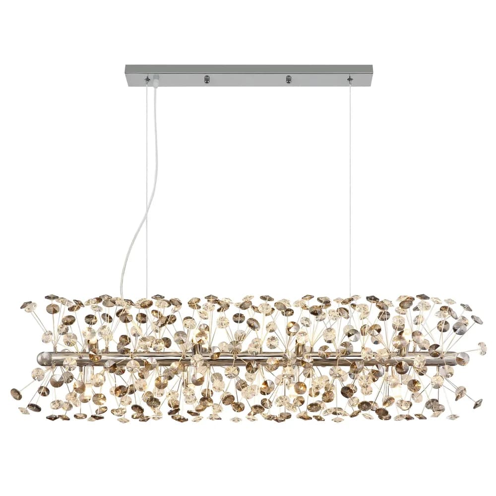 Globo Lighting Luster , silber , Maße (cm): B: 30 H: 150