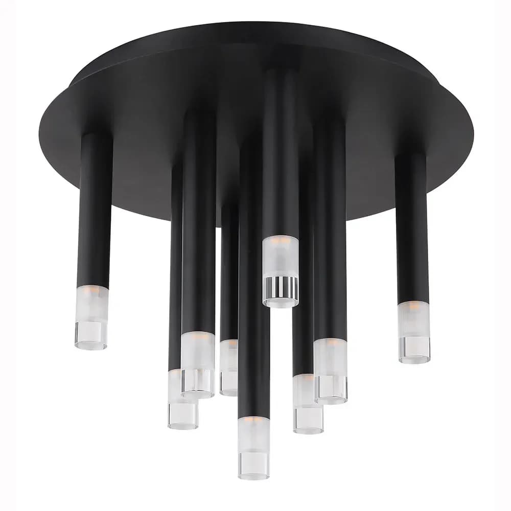 Globo Lighting Deckenleuchte , schwarz , Maße (cm): H: 29,6 Ø: 34
