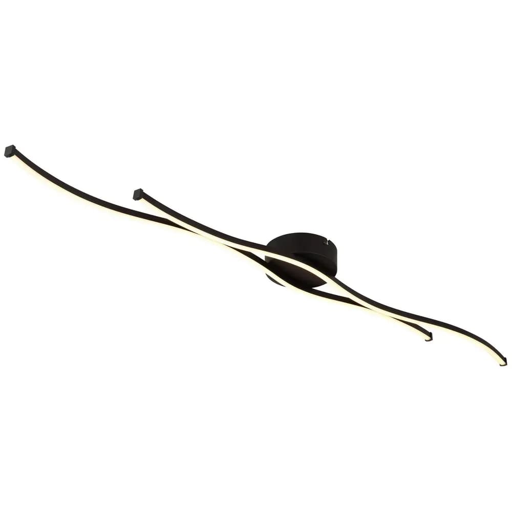 Globo Lighting Deckenleuchte , schwarz , Maße (cm): B: 13 H: 5,6